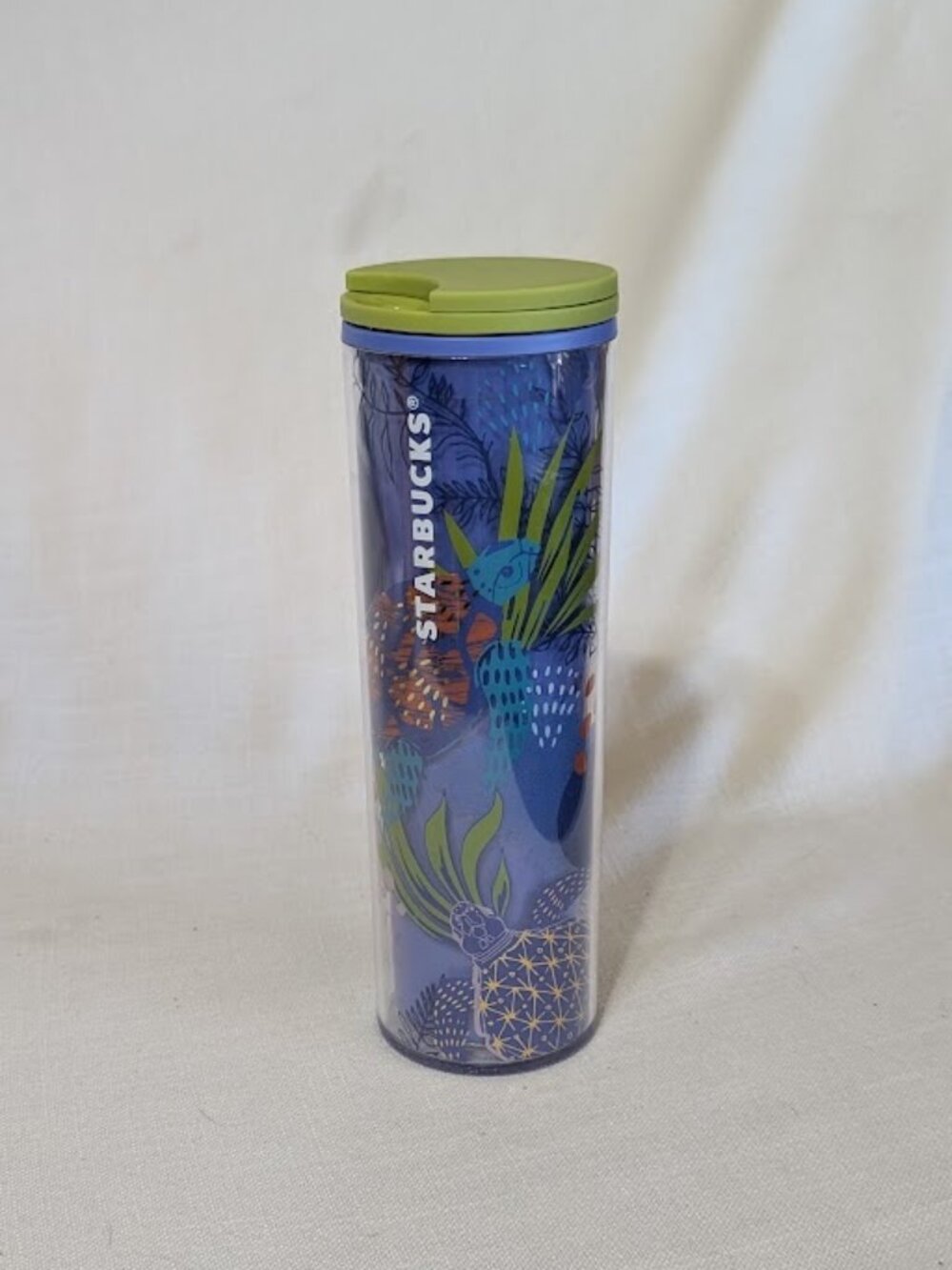 Starbucks Hawaii Collection 2020 Sea Turtle Tumbler, 16oz (Grande) plastic trave